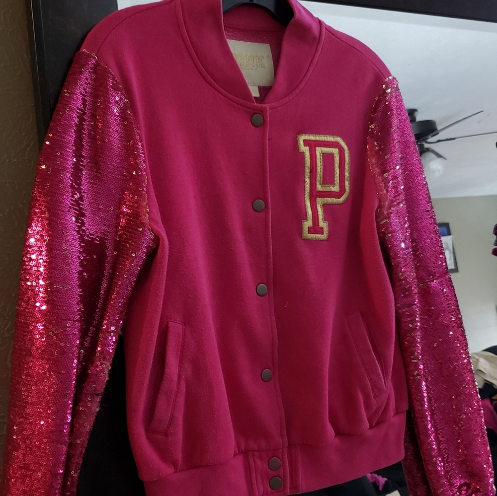 LIMITED EDITION  Victoria Secret PINK VARSITY JACKET 2012